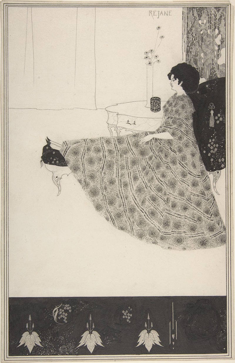 Aubrey Vincent Beardsley - Madame Réjane