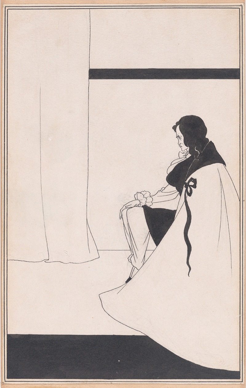 Aubrey Vincent Beardsley - The Fall of the House of Usher, for Edgar Allan Poe’s ‘Tales of Mystery and the Imagination’