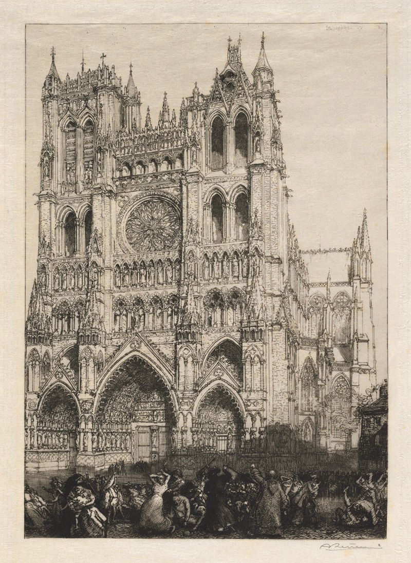 Auguste Louis Lepère - Amiens Cathedral, Inventory Day