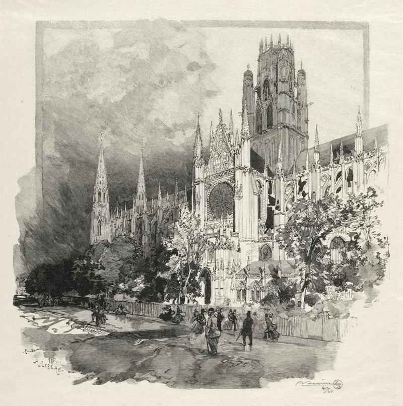 Auguste Louis Lepère - Eglise Saint Ouen