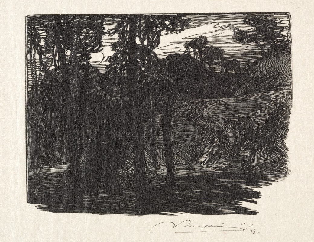 Auguste Louis Lepère - Evening