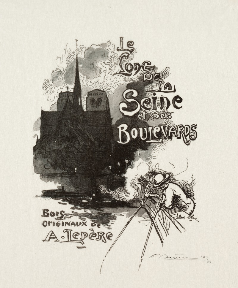 Auguste Louis Lepère - Frontispiece; Le long de la Seine et des Boulevards