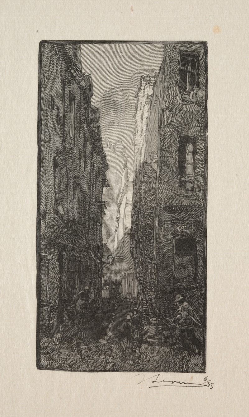 Auguste Louis Lepère - La Rue des Cordiers