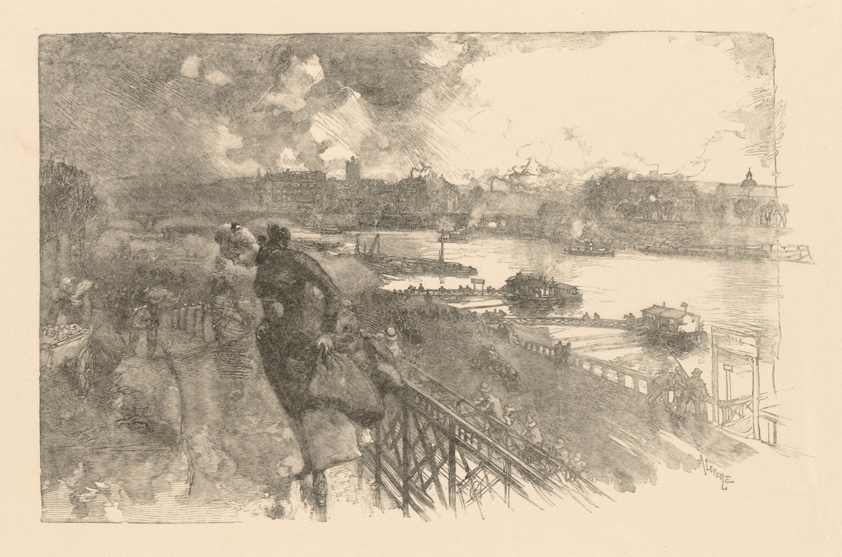 Auguste Louis Lepère - La Seine au Pont d’Austerlitz