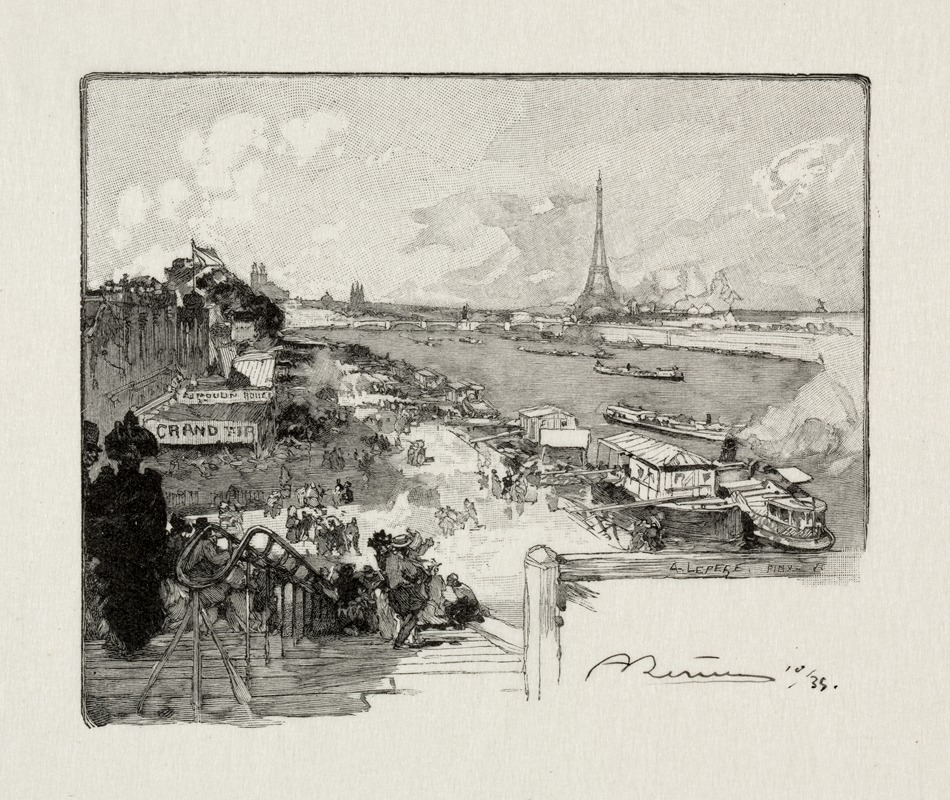 Auguste Louis Lepère - Le Point-du-Jour