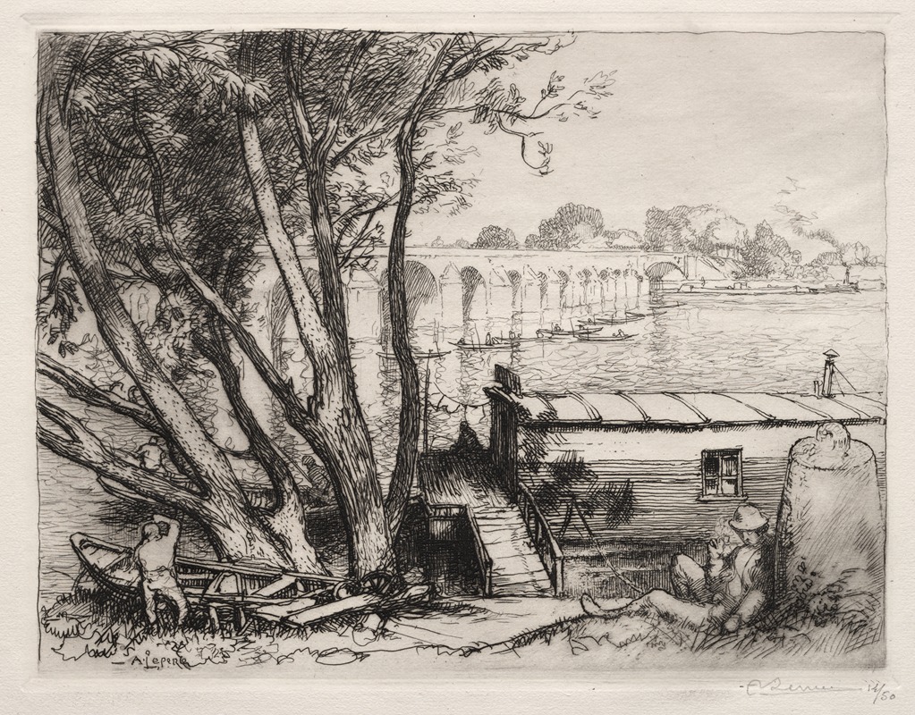 Auguste Louis Lepère - Le Pont de Poissy