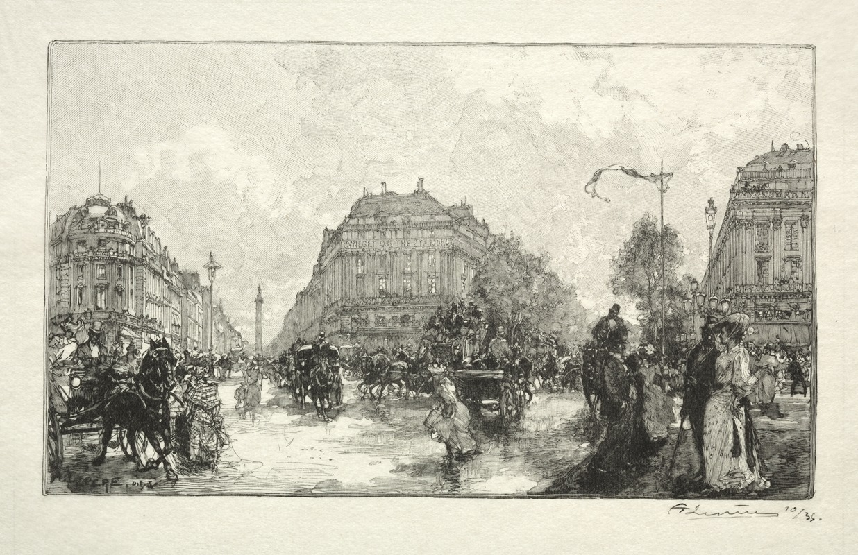 Auguste Louis Lepère - Place de l’Opera