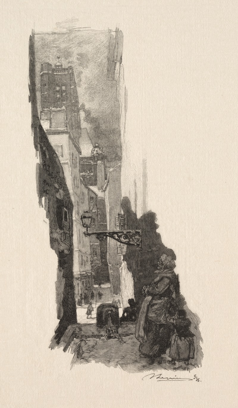 Auguste Louis Lepère - Rue Grenier sur l’Eau