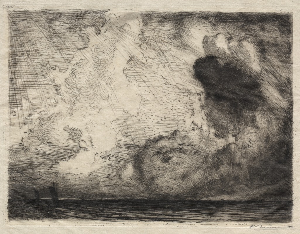 Auguste Louis Lepère - Seascape