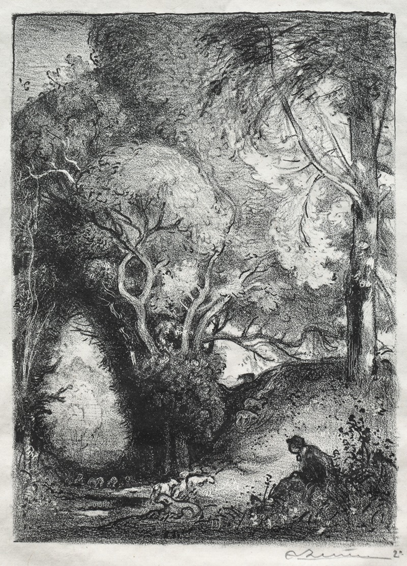 Auguste Louis Lepère - The Ravine in June