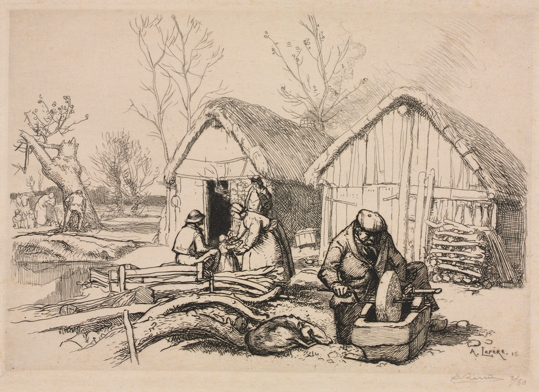 Auguste Louis Lepère - The Woodcutter’s House (Vendée)