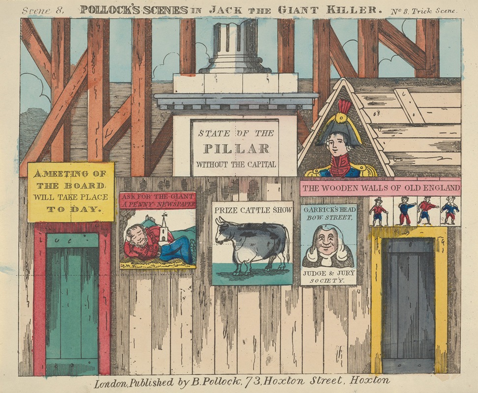 Benjamin Pollock - Jack and the Giant Killer, Scenes for a Toy Theater Pl.08