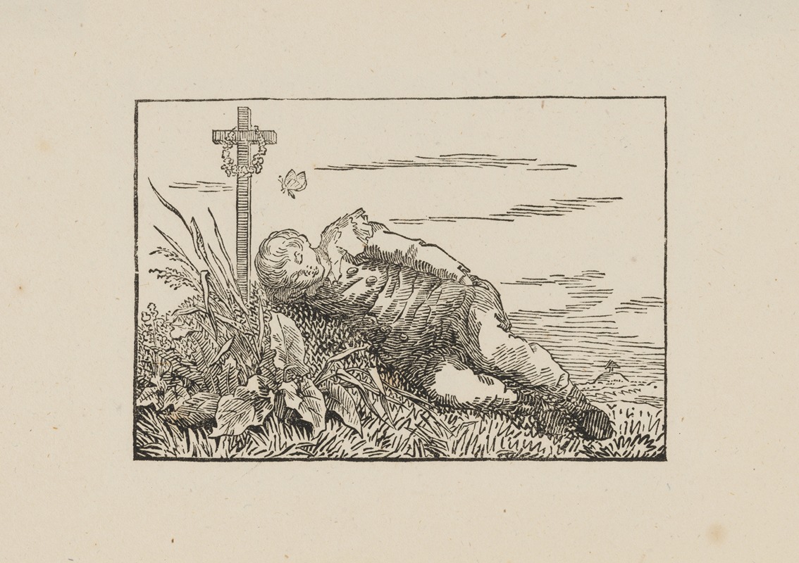 Caspar David Friedrich - Boy Sleeping on a Grave