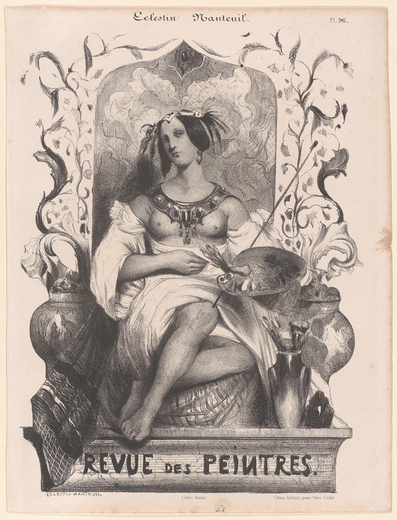 Celestin Nanteuil - Title Page for the Revue de Peintres