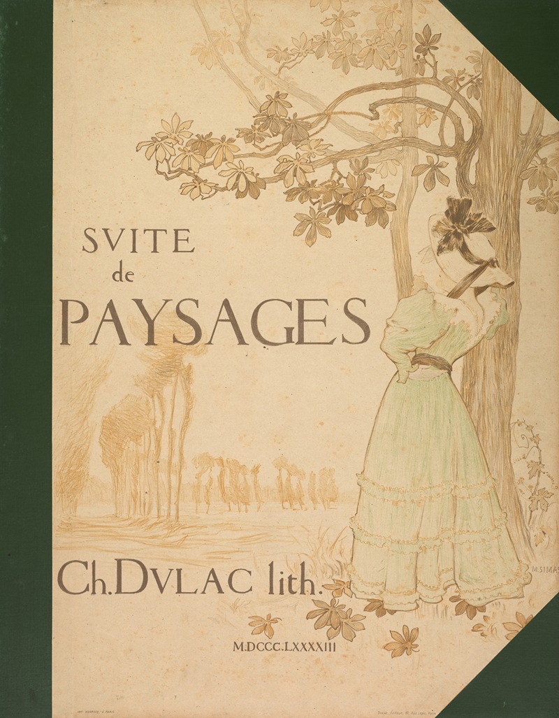 Charles Marie Dulac - Suite de Paysages – Cover