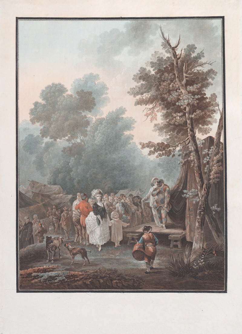 Charles-Melchior Descourtis - La Foire de Village