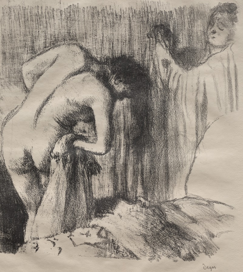 Edgar Degas - After the Bath III