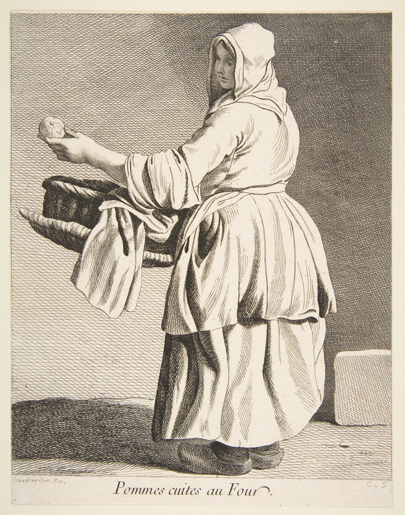 Edmé Bouchardon - Cooked Apple Seller