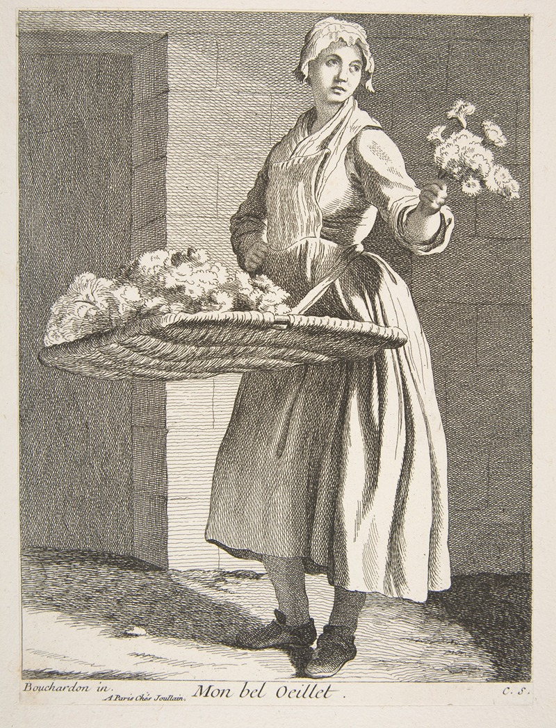 Edmé Bouchardon - Flower Vendor