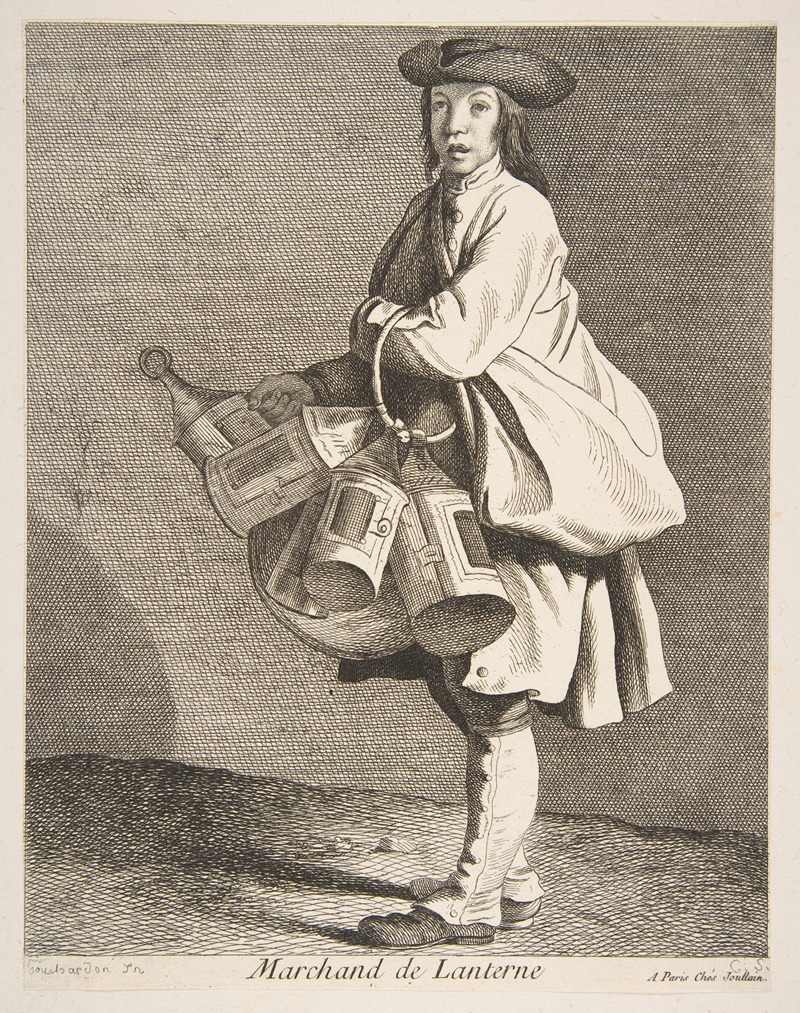 Edmé Bouchardon - Lantern Seller