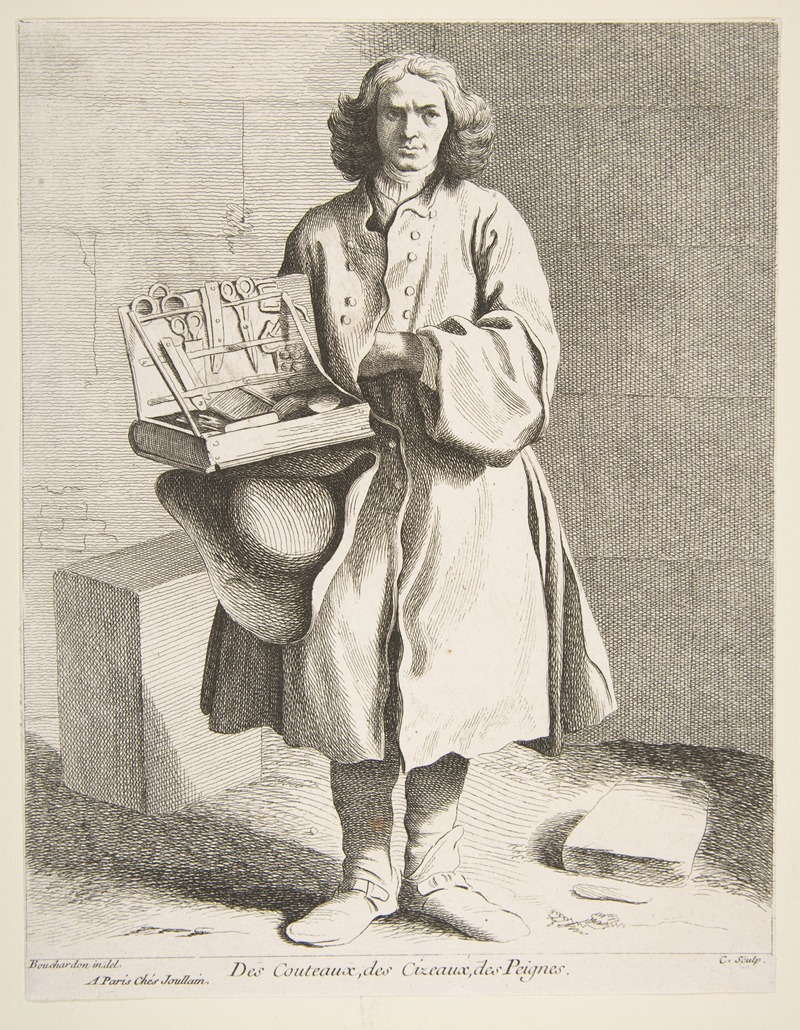 Edmé Bouchardon - Peddler of Knives, Scissors and Combs