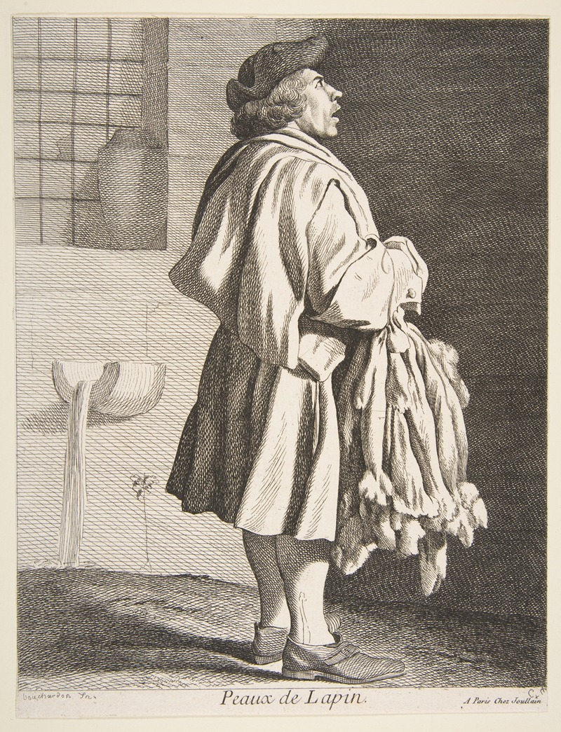 Edmé Bouchardon - Rabbit Pelt Peddler