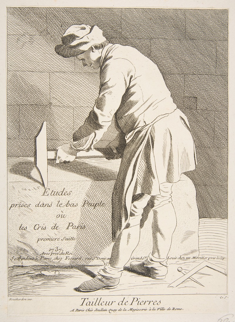 Edmé Bouchardon - Stone Cutter