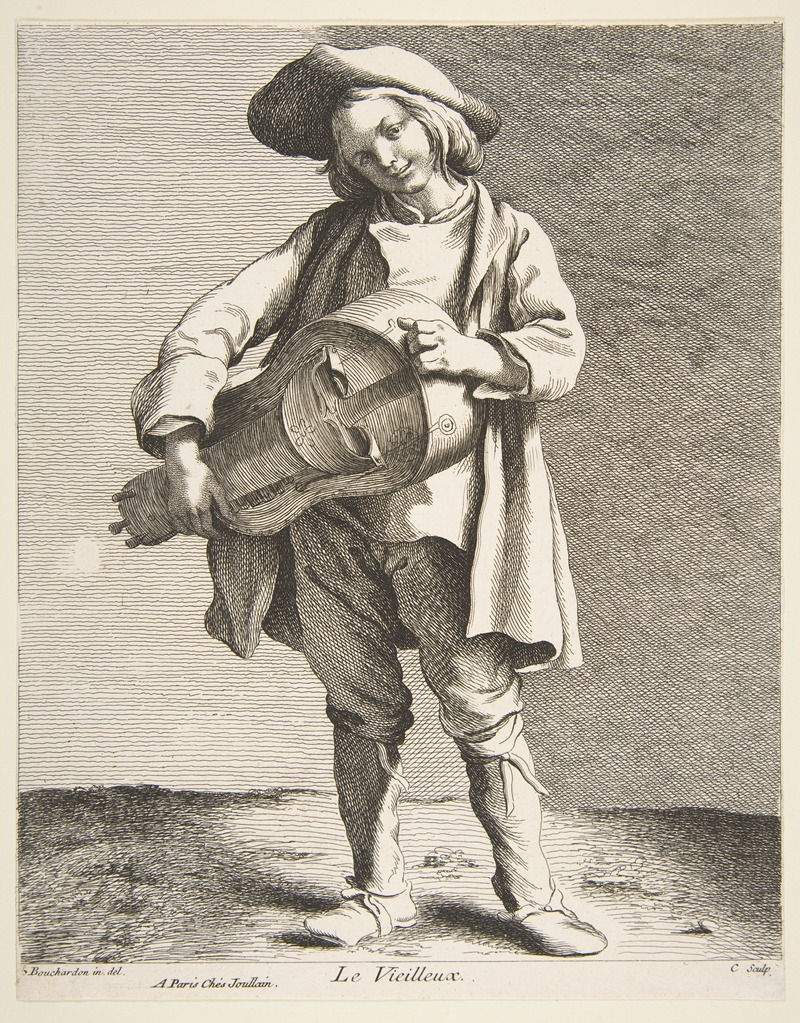 Edmé Bouchardon - The Hurdy-Gurdy Player