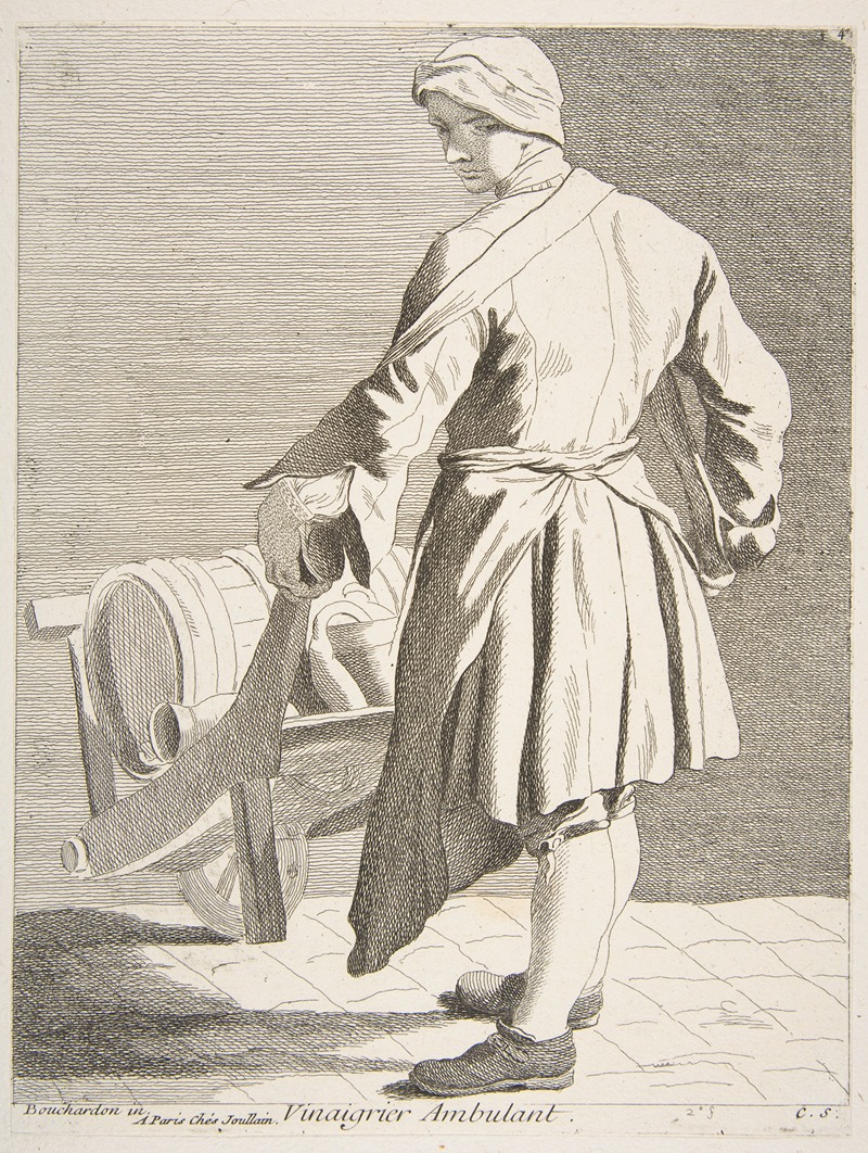 Edmé Bouchardon - Wandering Vinegar Seller