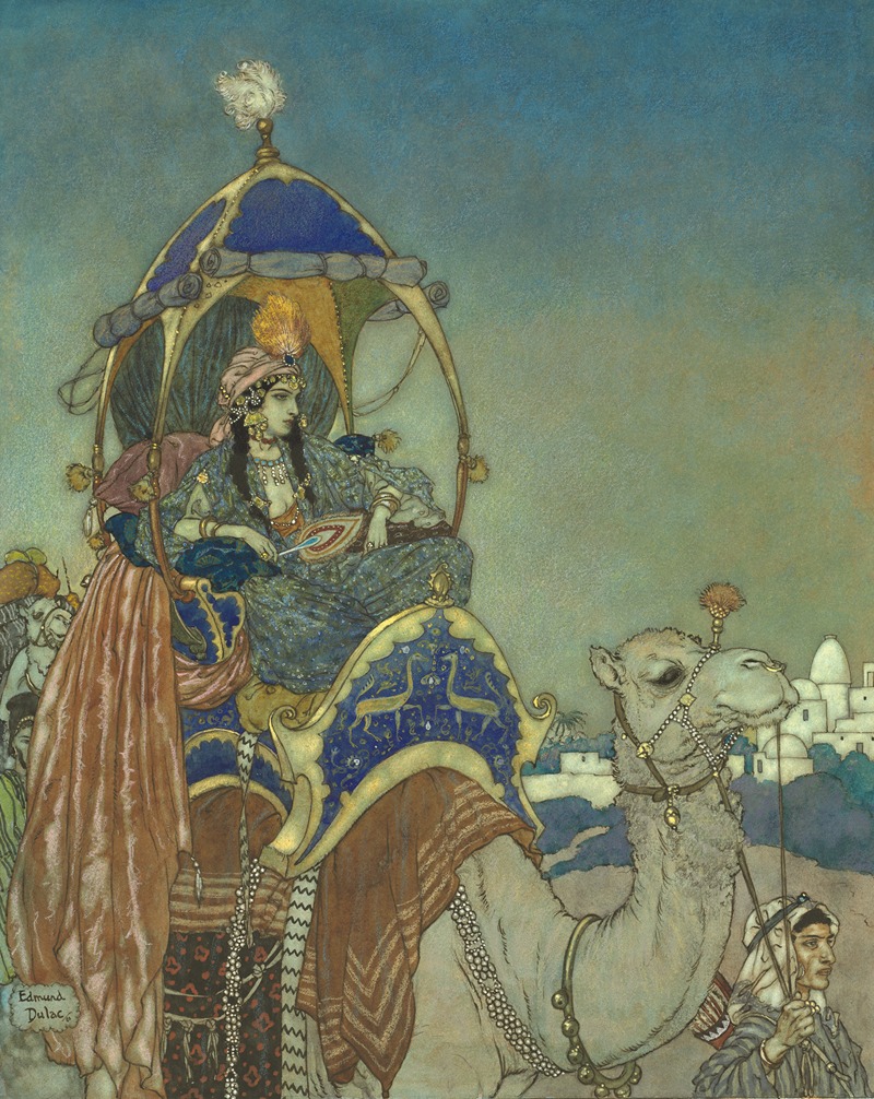 Edmund Dulac - The Queen of Sheba