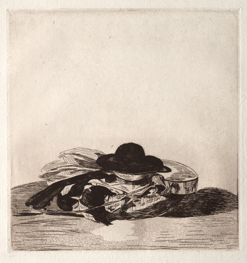 Édouard Manet - Hat and Guitar