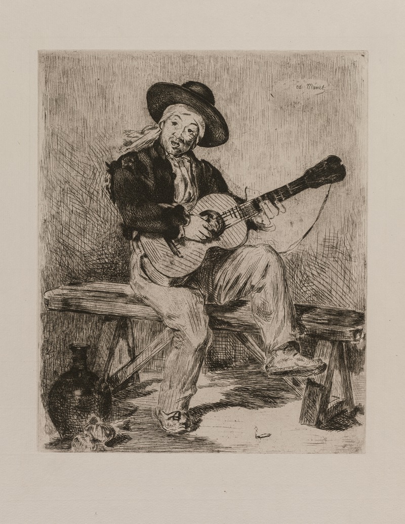 Édouard Manet - Le Guitarrero