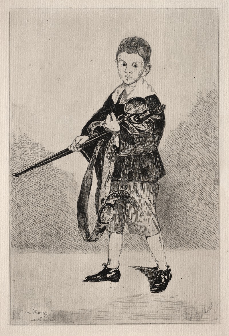 Édouard Manet - The Boy with a Sword