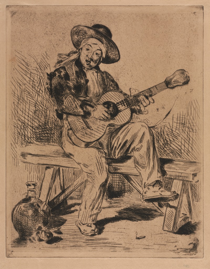 Édouard Manet - The Guitarist