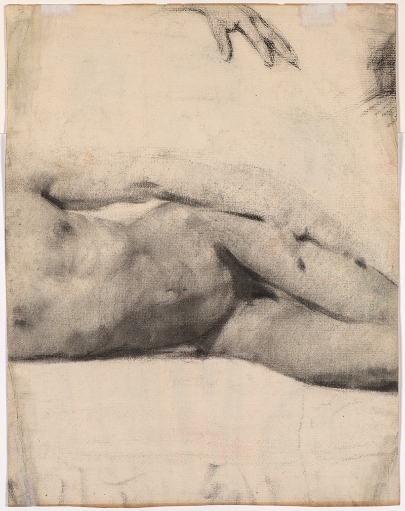 Édouard Vuillard - Reclining Male Nude