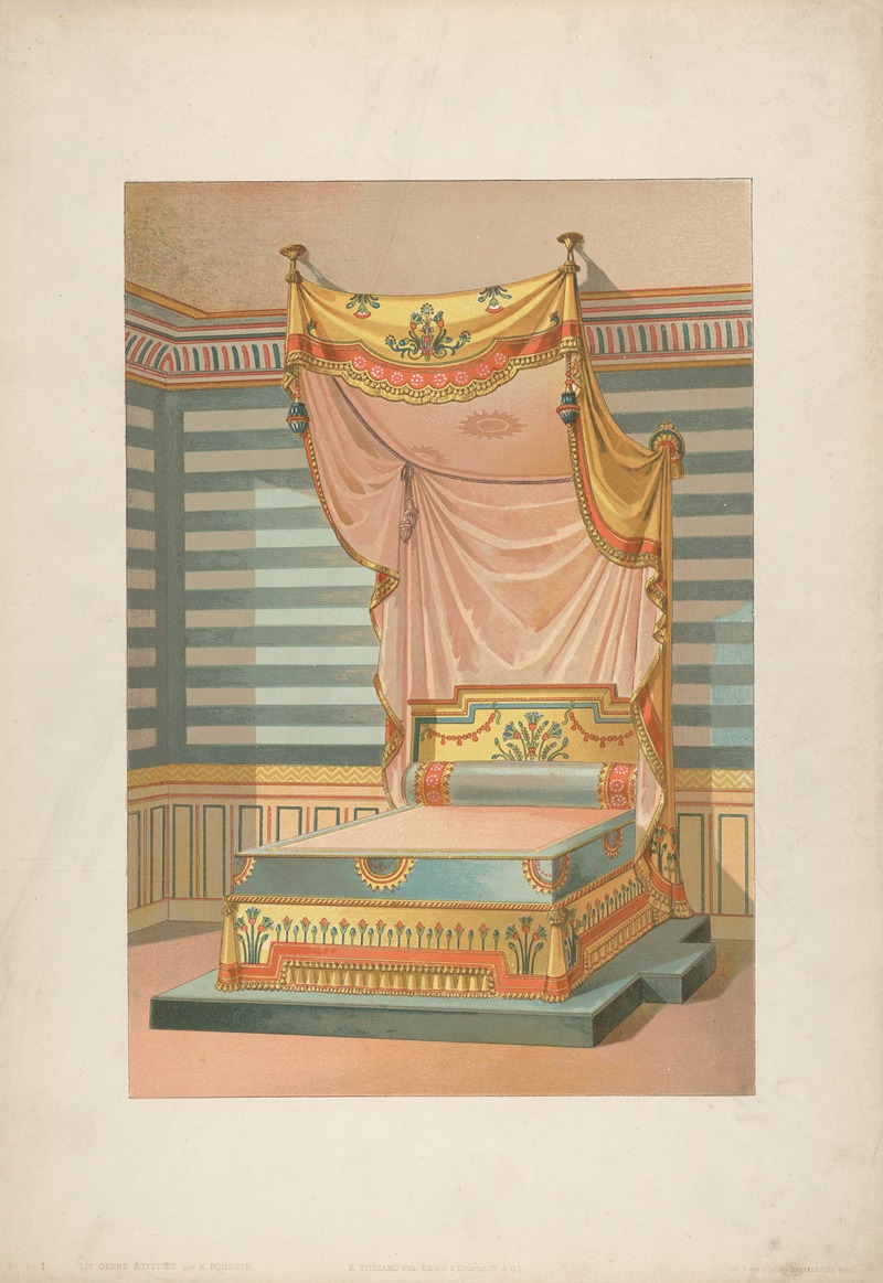 Ernest Foussier - Bed in Egyptian Style