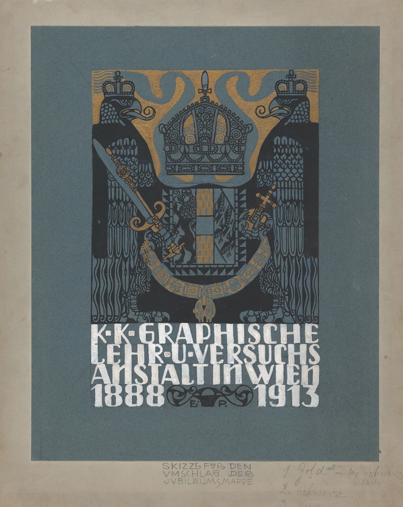 Erwin Puchinger - Design for the cover of the 25th anniversary publication of the Viennese Graphic Design School