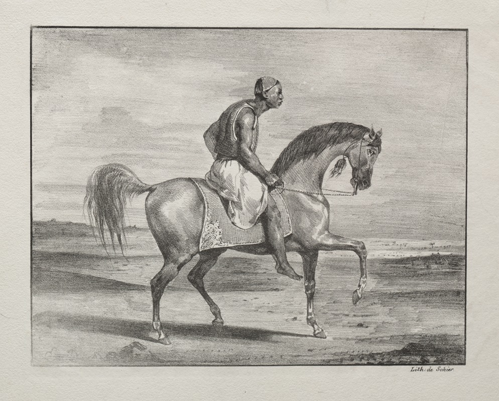 Eugène Delacroix - African on Horseback