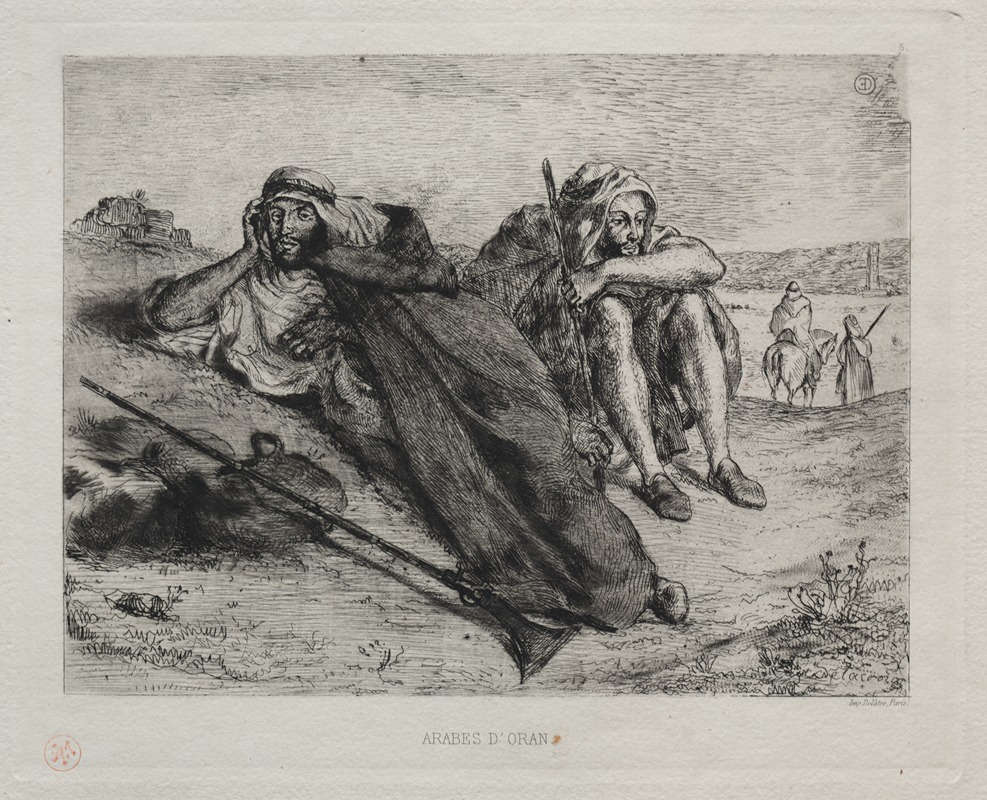 Eugène Delacroix - Arabes d’Oran