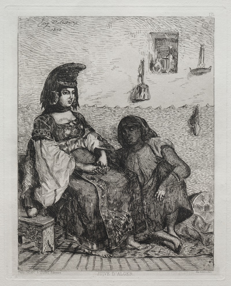 Eugène Delacroix - Jewish Woman of Algiers