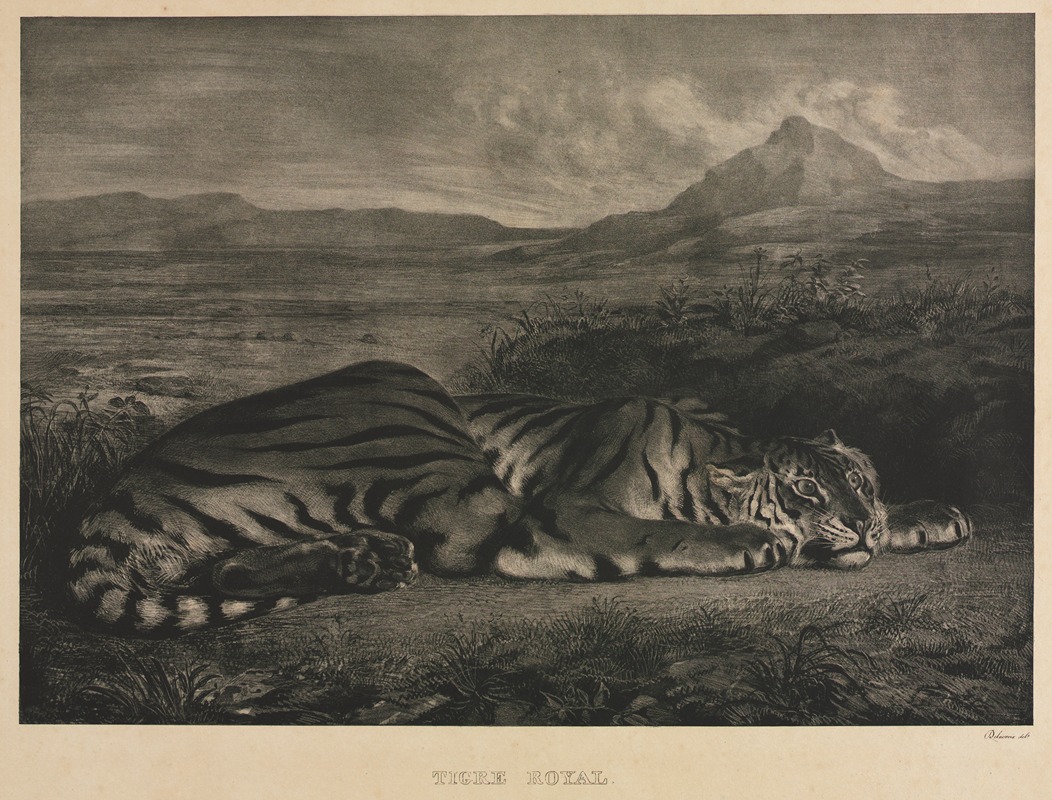 Eugène Delacroix - Tigre Royal