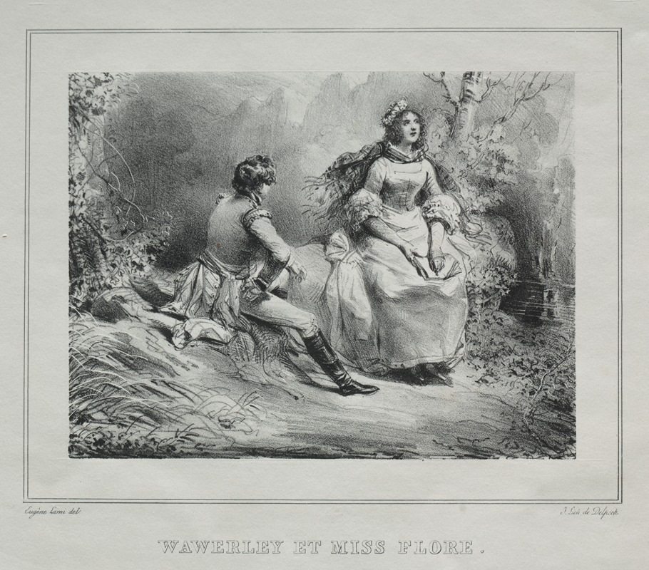 Eugène Louis Lami - Picturesque Views of Scotland; Waverly and Miss Flora