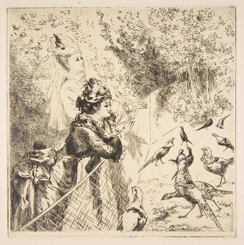 Félix Bracquemond - In the Zoological Garden