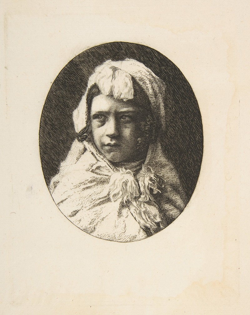 Félix Bracquemond - Portrait of Henri Houssaye, as a child