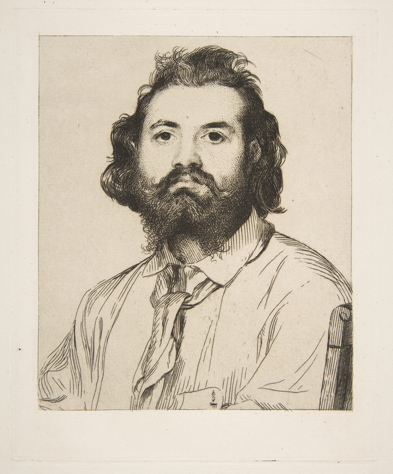 Félix Bracquemond - Portrait of Zacharie Astruc