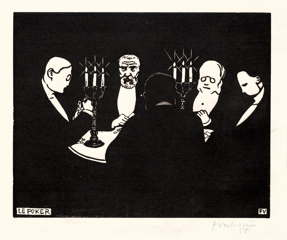 Félix Vallotton - Poker