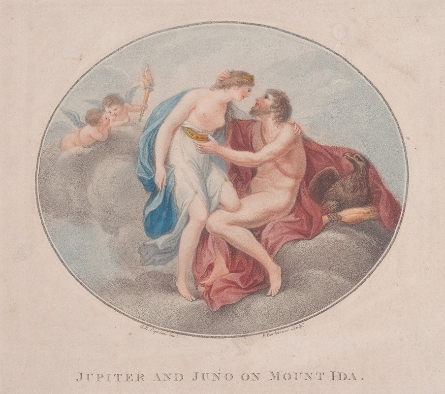 Francesco Bartolozzi - Jupiter and Juno on Mount Ida