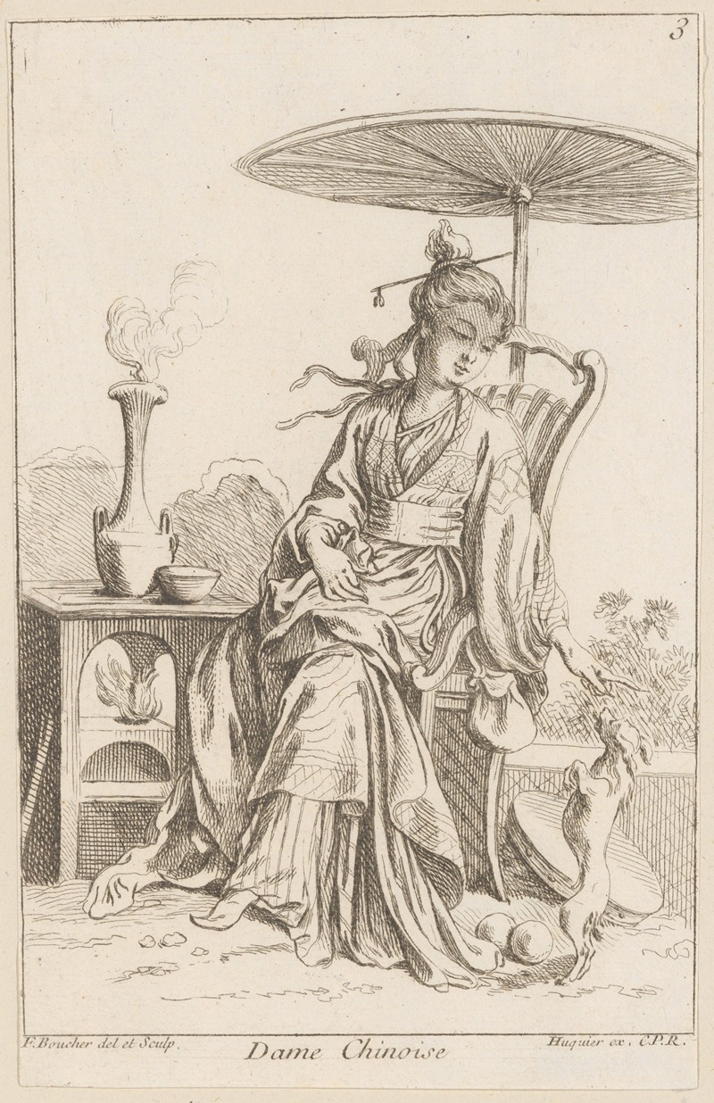 François Boucher - Chinese Lady