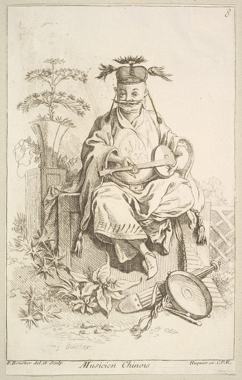 François Boucher - Chinese Musician