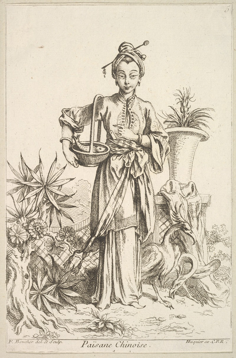 François Boucher - Chinese Peasant